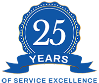 25 Years of Service Excellence